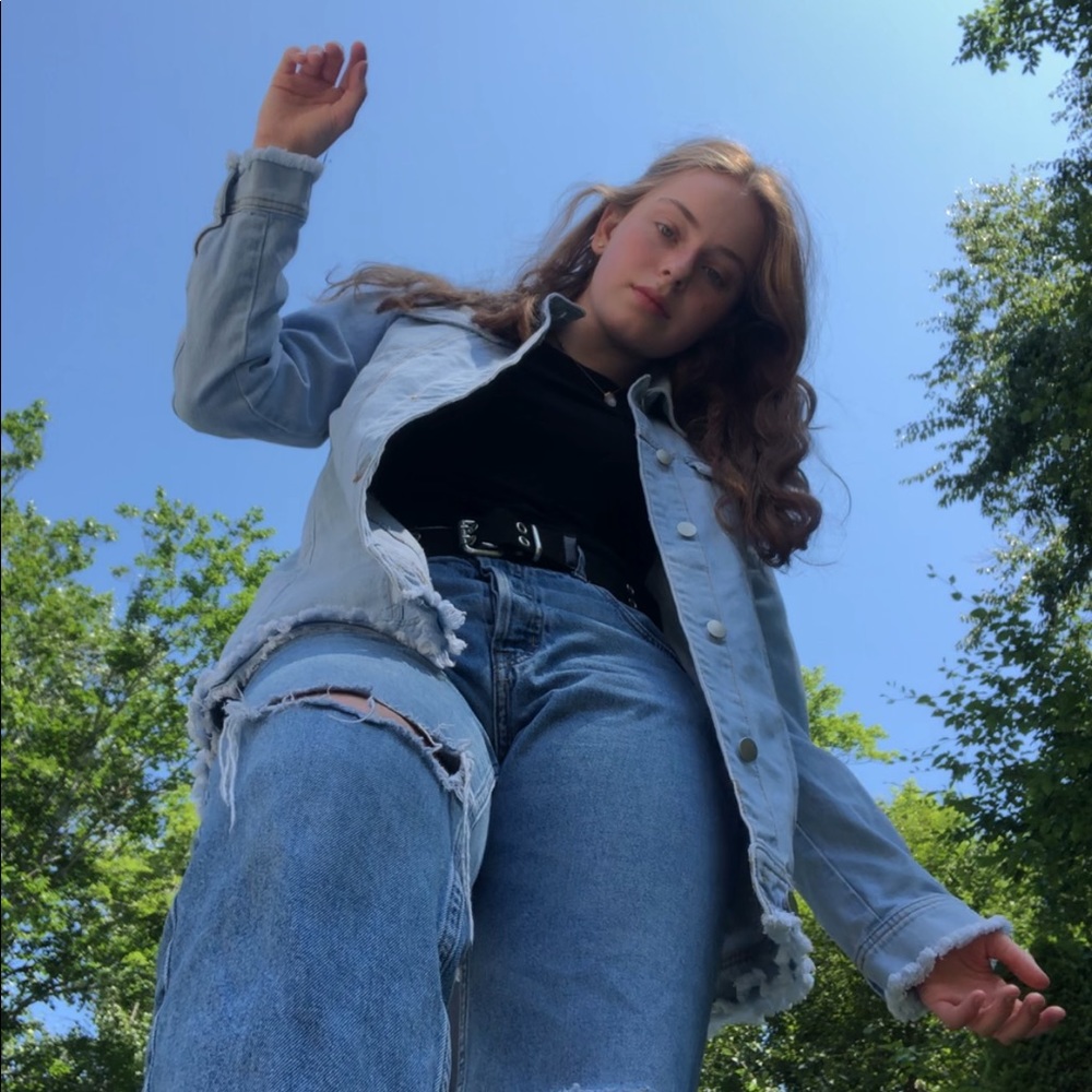 Oversized denim jacket (new without tags)